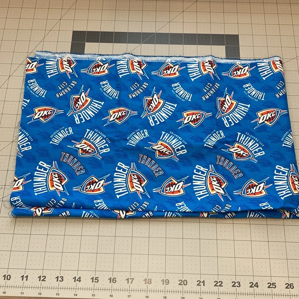 Oklahoma City Thunder OKC NBA Cotton Fabric